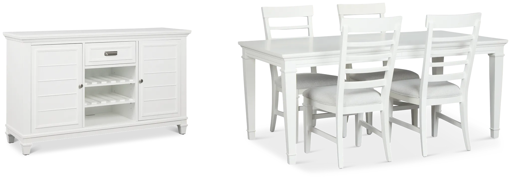 Cape Cod Ivory Rect Dining Room