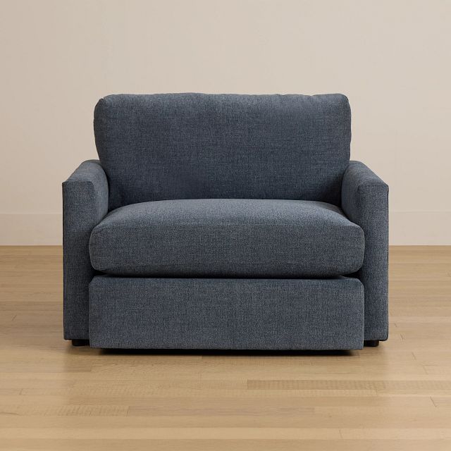 Noah Blue Fabric Chair