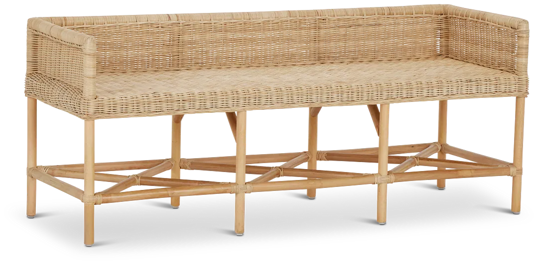 Banzai Light Tone Woven Bench
