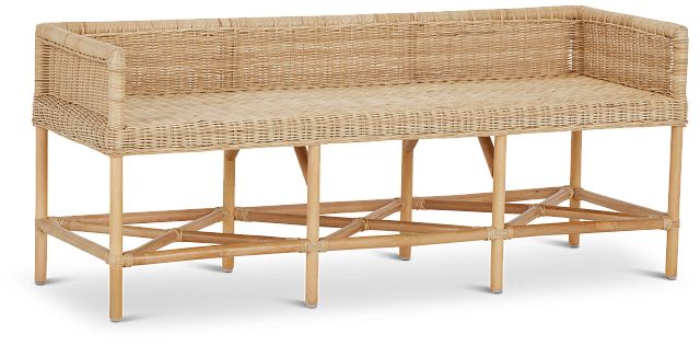 Banzai Light Tone Woven Bench