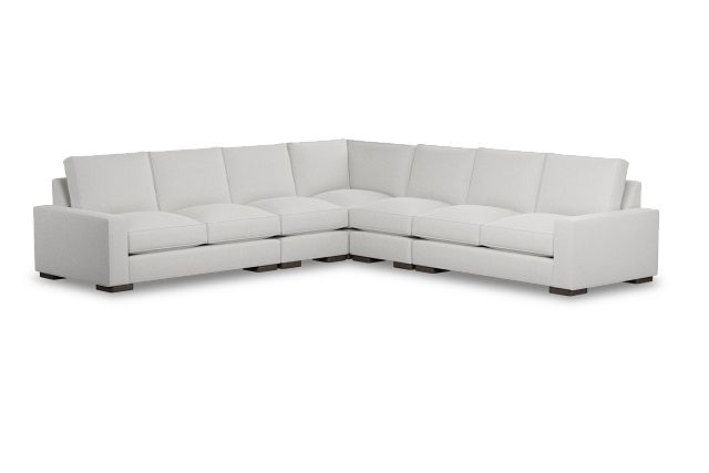 Edgewater Victory Ivory Large Two-arm Sectional