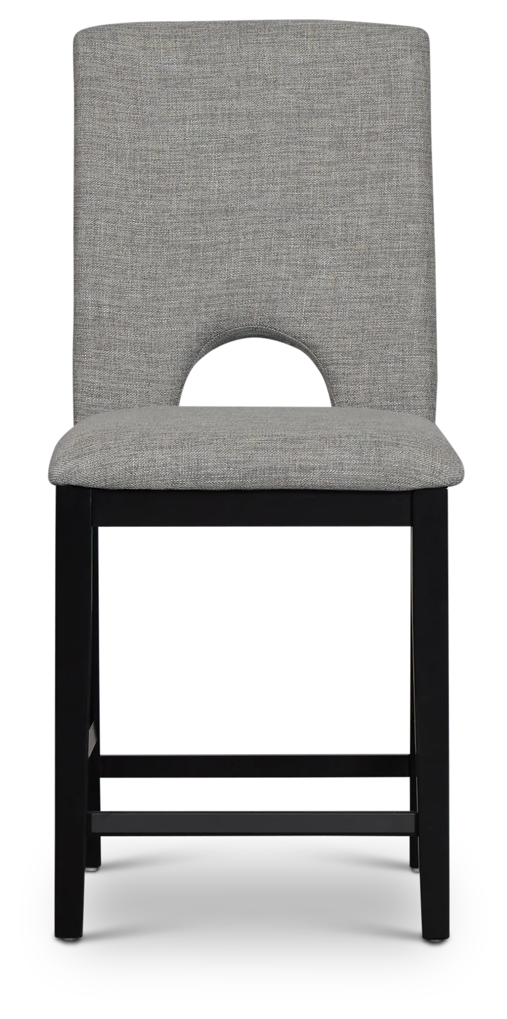 Oxford Graycurved 24" Upholstered Barstool