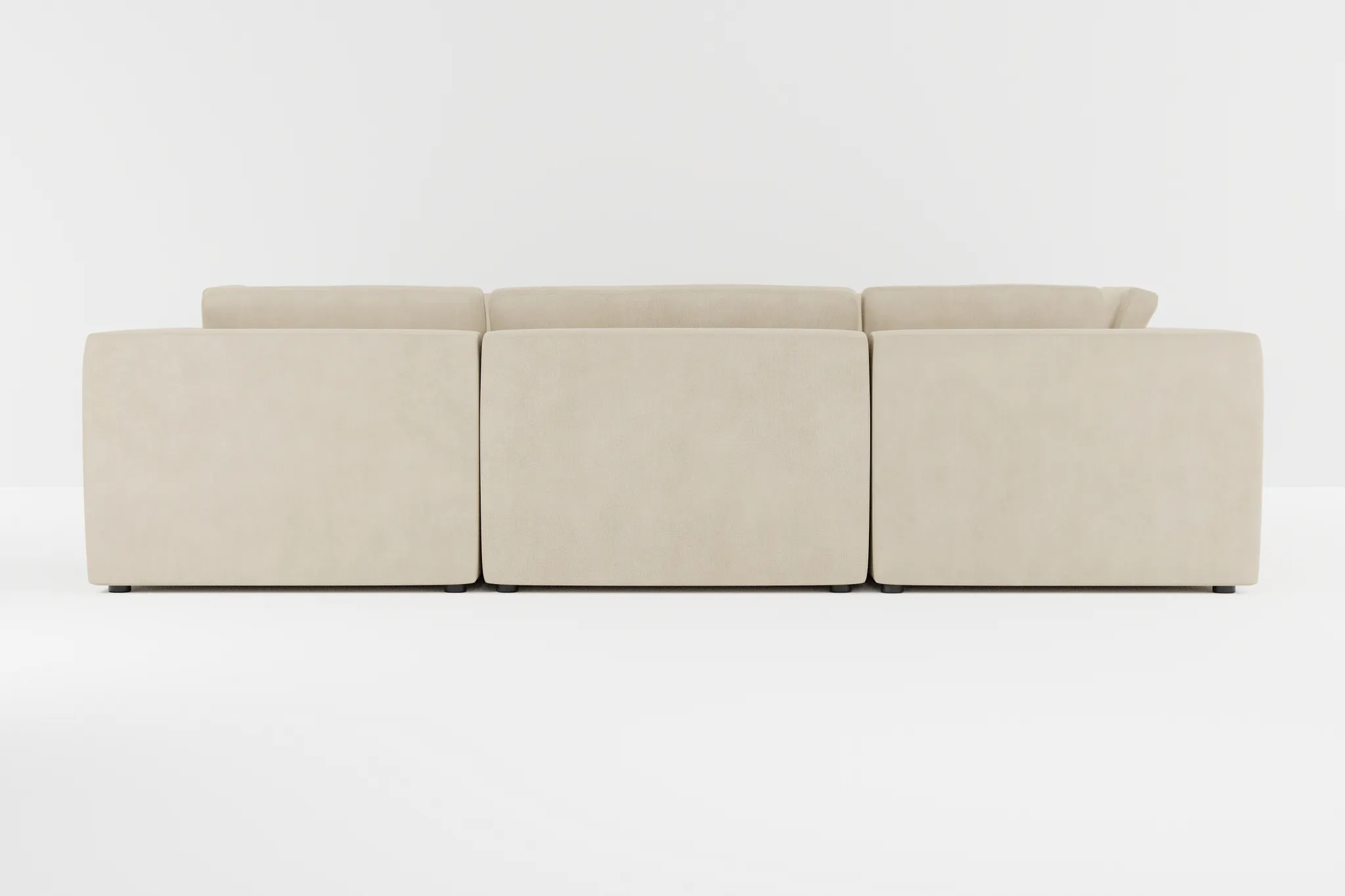 Destin Peyton Beige Fabric 8-piece Modular Sectional