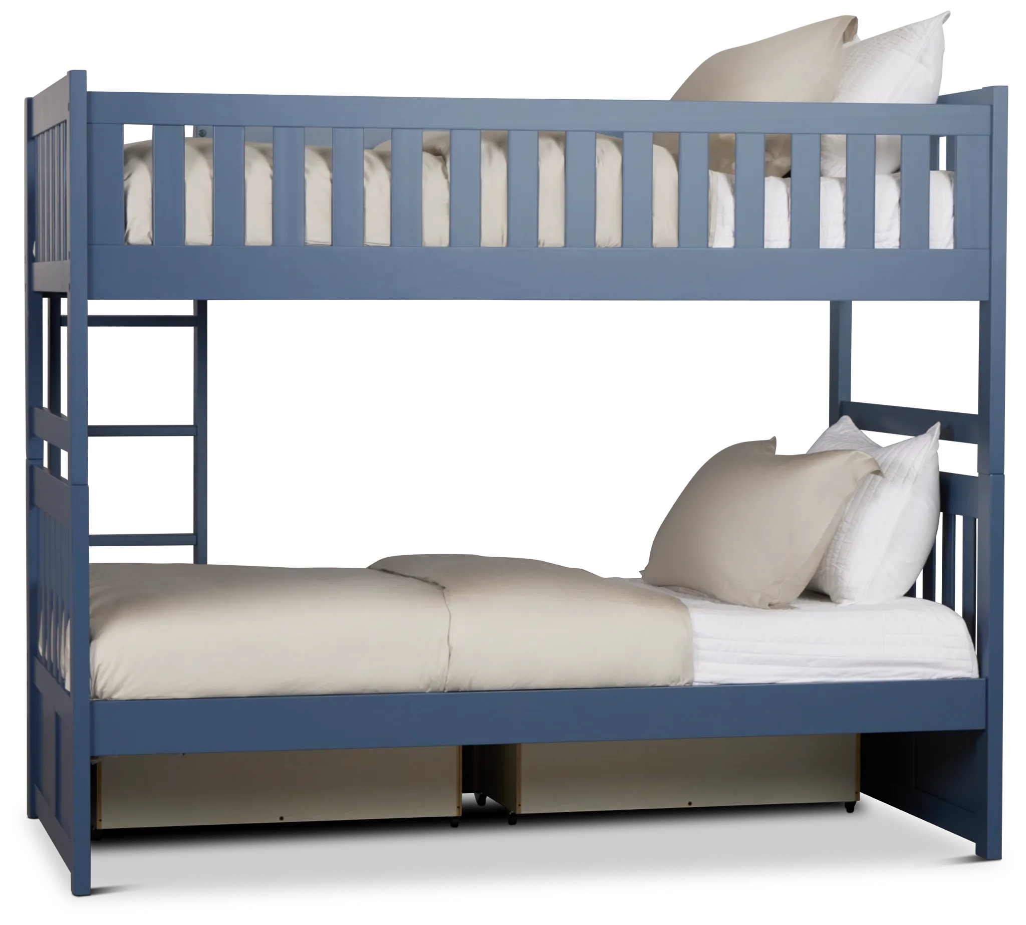 Charleston Dark Blue Storage Bunk Bed