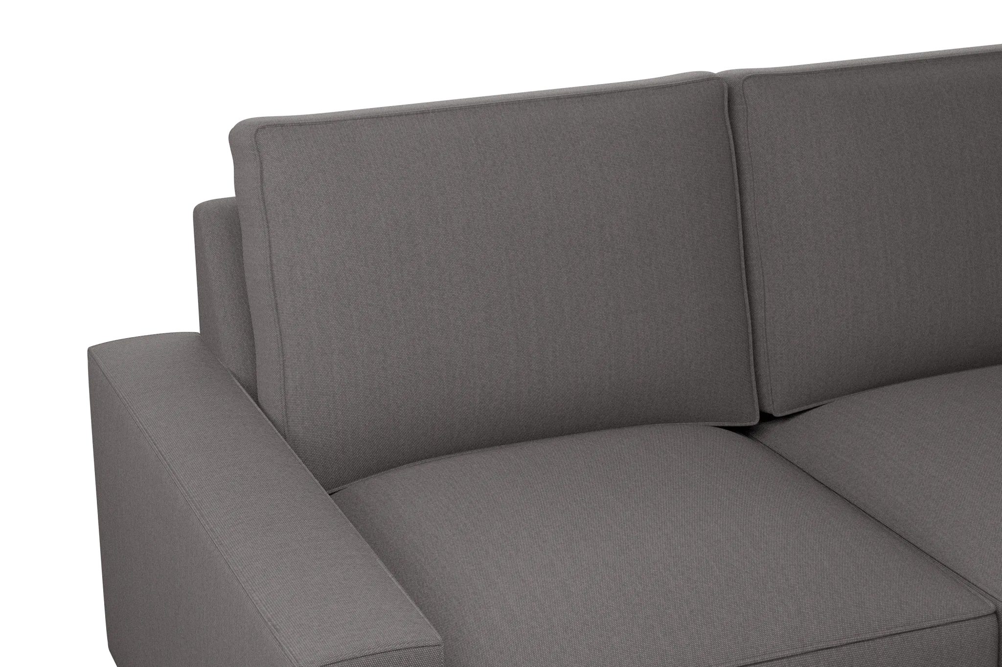 Edgewater Peyton Gray Large Right Chaise Sectional