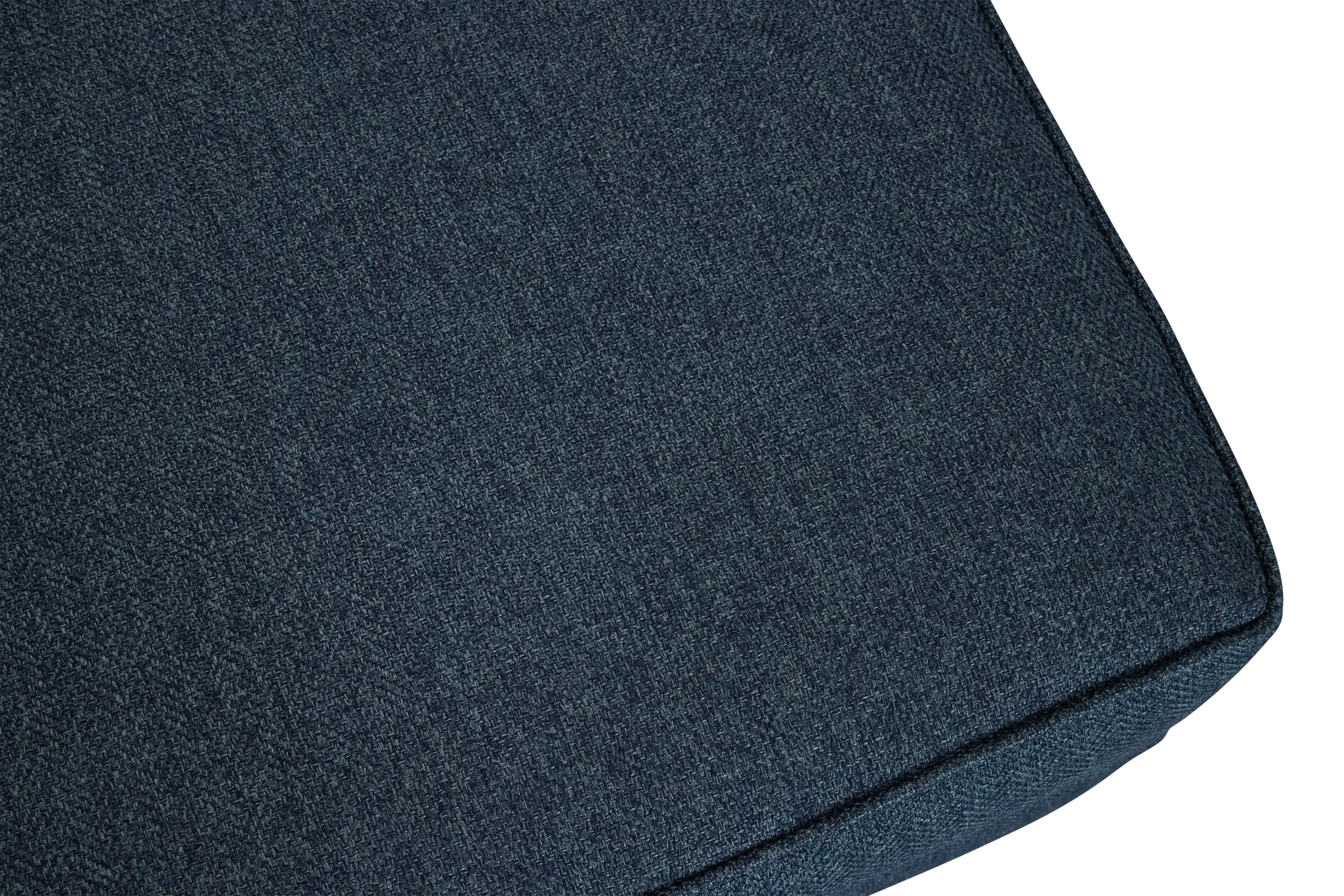 Avery Dark Blue Fabric Ottoman Avery Dark Blue Fabric Ottoman