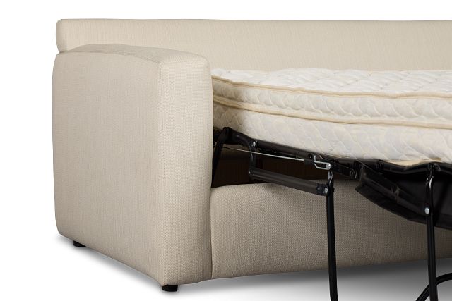 Rhodes Beige Fabric Innerspring Sleeper