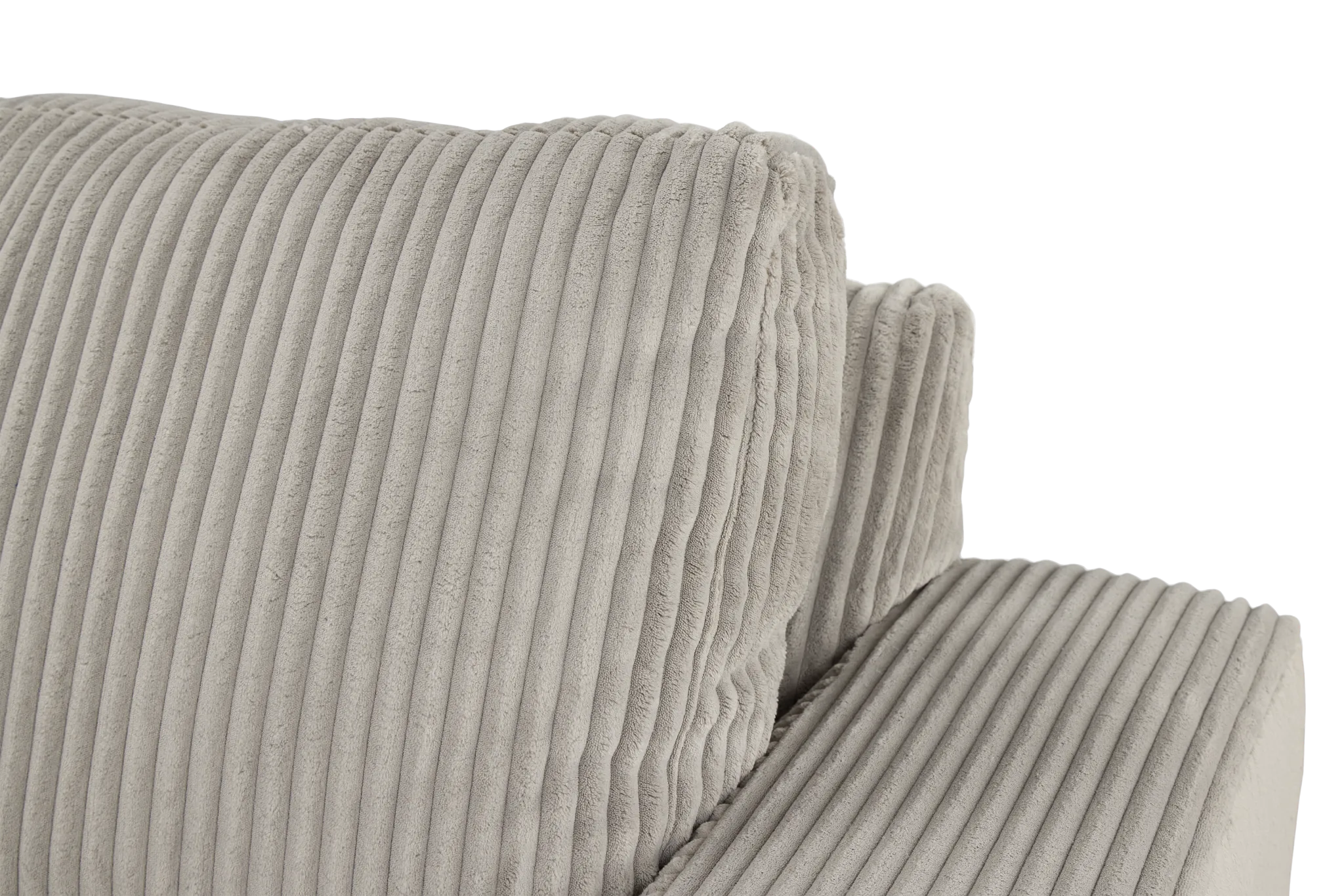 Charlie Gray Fabric Small Two-arm Sectional