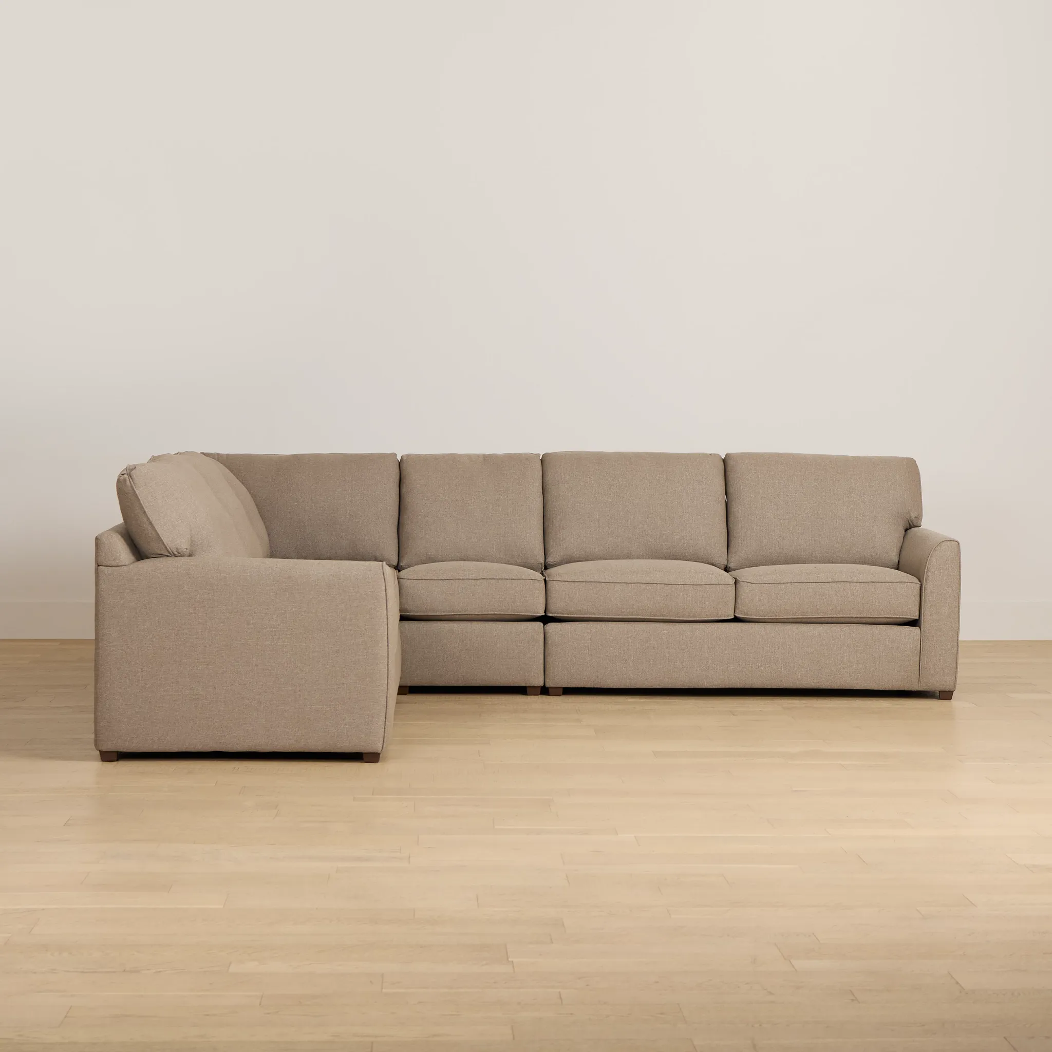 Tate Brown Fabric Medium Two-arm Sectional