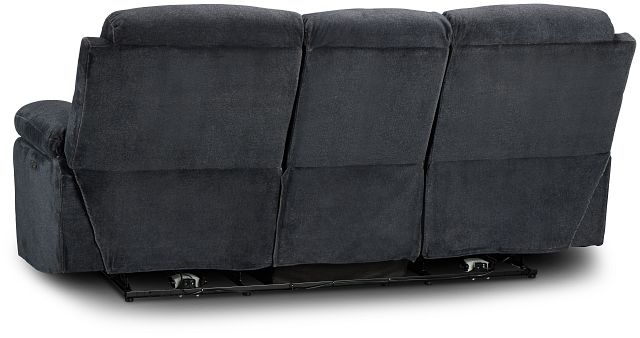 Orion Dark Gray Fabric Power Reclining Sofa