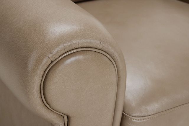 Lincoln Taupe Lthr/vinyl Chair