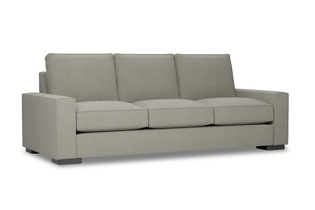 Edgewater Elite Gray 96" Sofa W/ 3 Cushions