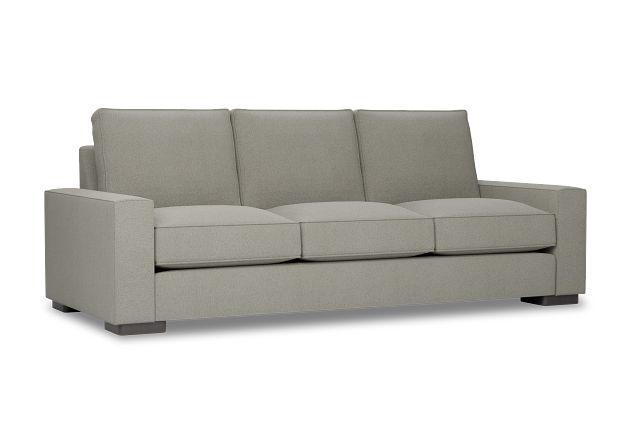 Edgewater Elite Gray 96" Sofa W/ 3 Cushions