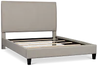 Lucy Light Gray Uph Platform Bed