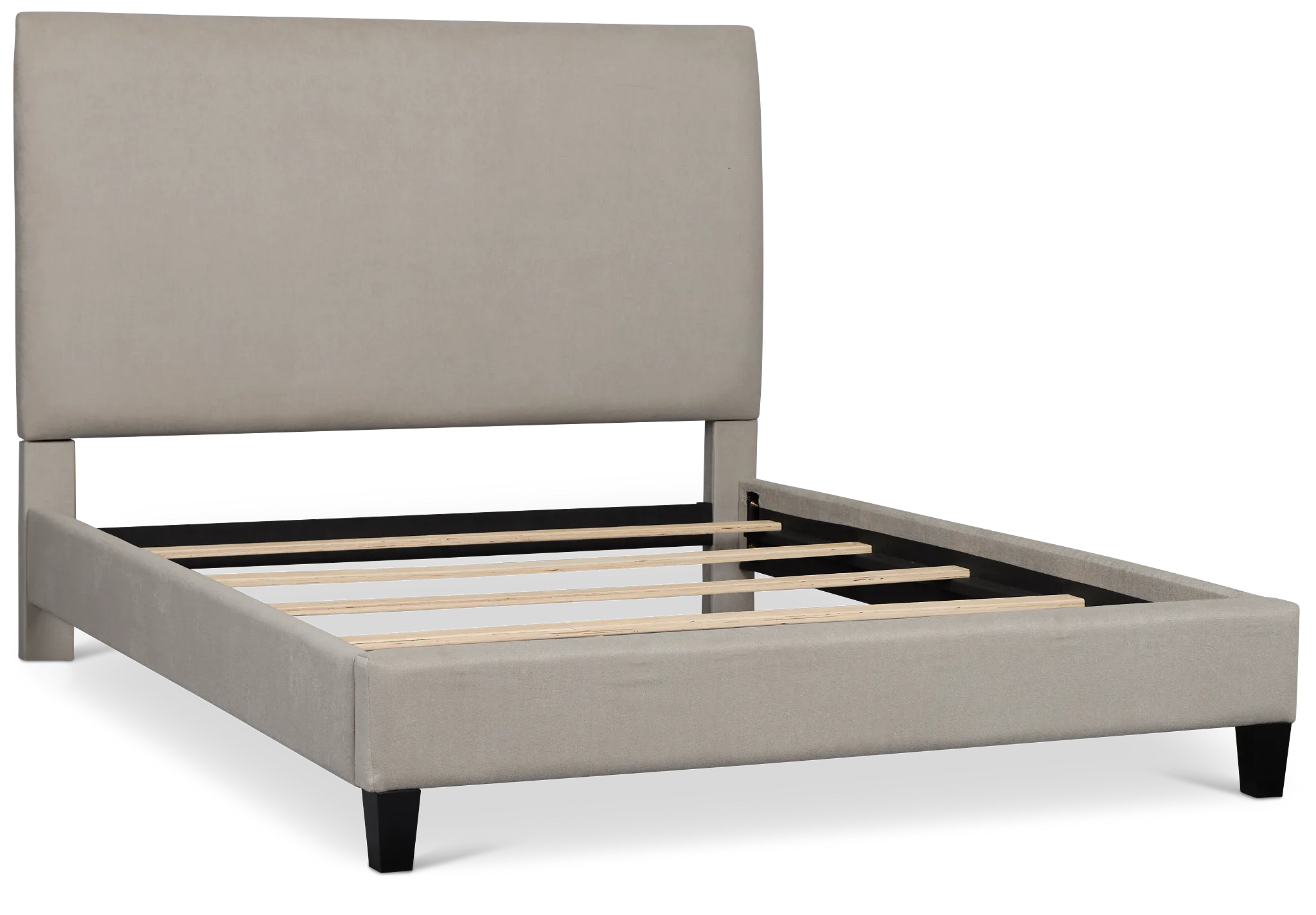 Lucy Light Gray Uph Platform Bed