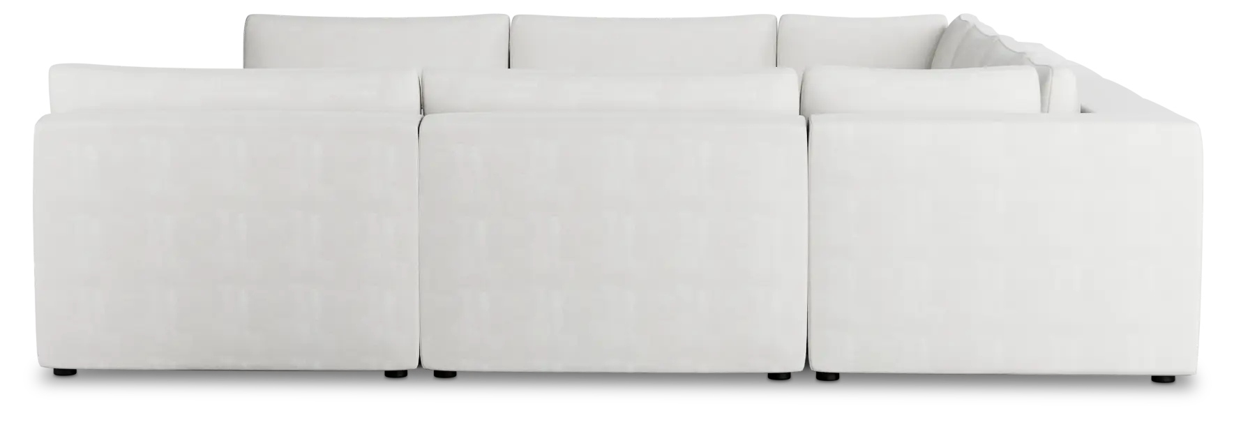 Destin Sutton White Fabric 8-piece Modular Sectional Destin Sutton White Fabric 8-piece Modular Sectional