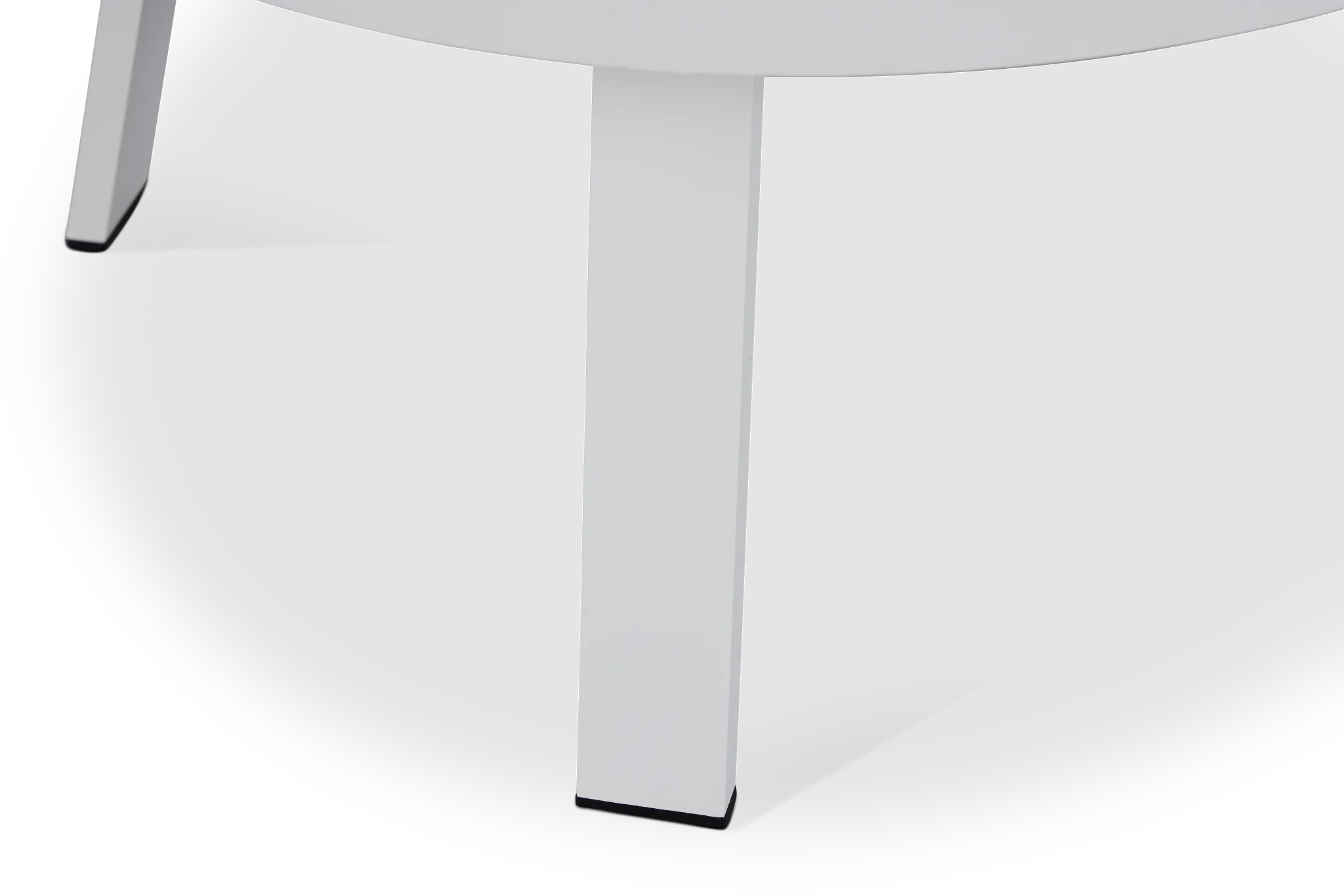 Tortuga White Large End Table