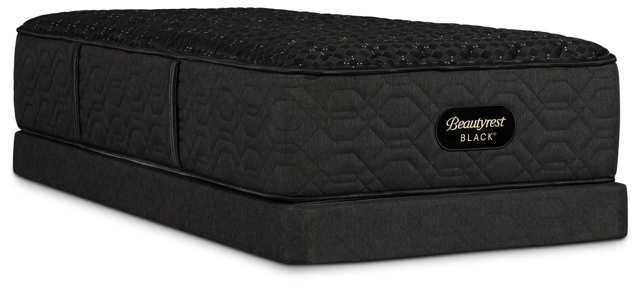 Beautyrest Black Series Three Extra Firm Low-profile Mattress Set