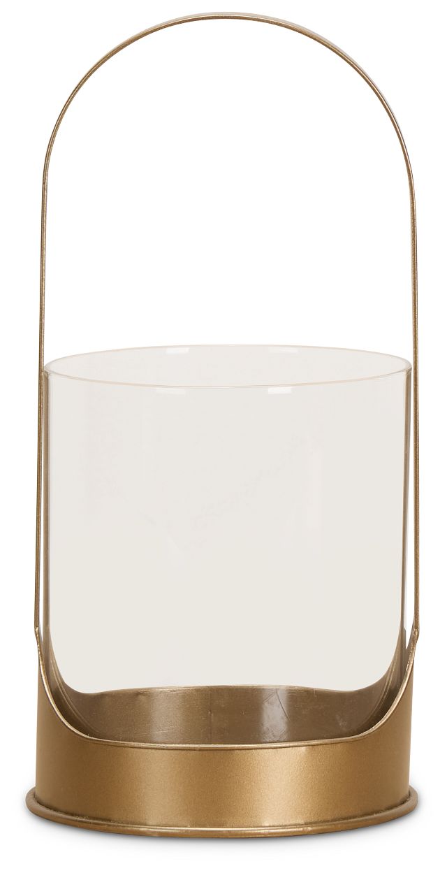 Evita Gold Small Lantern