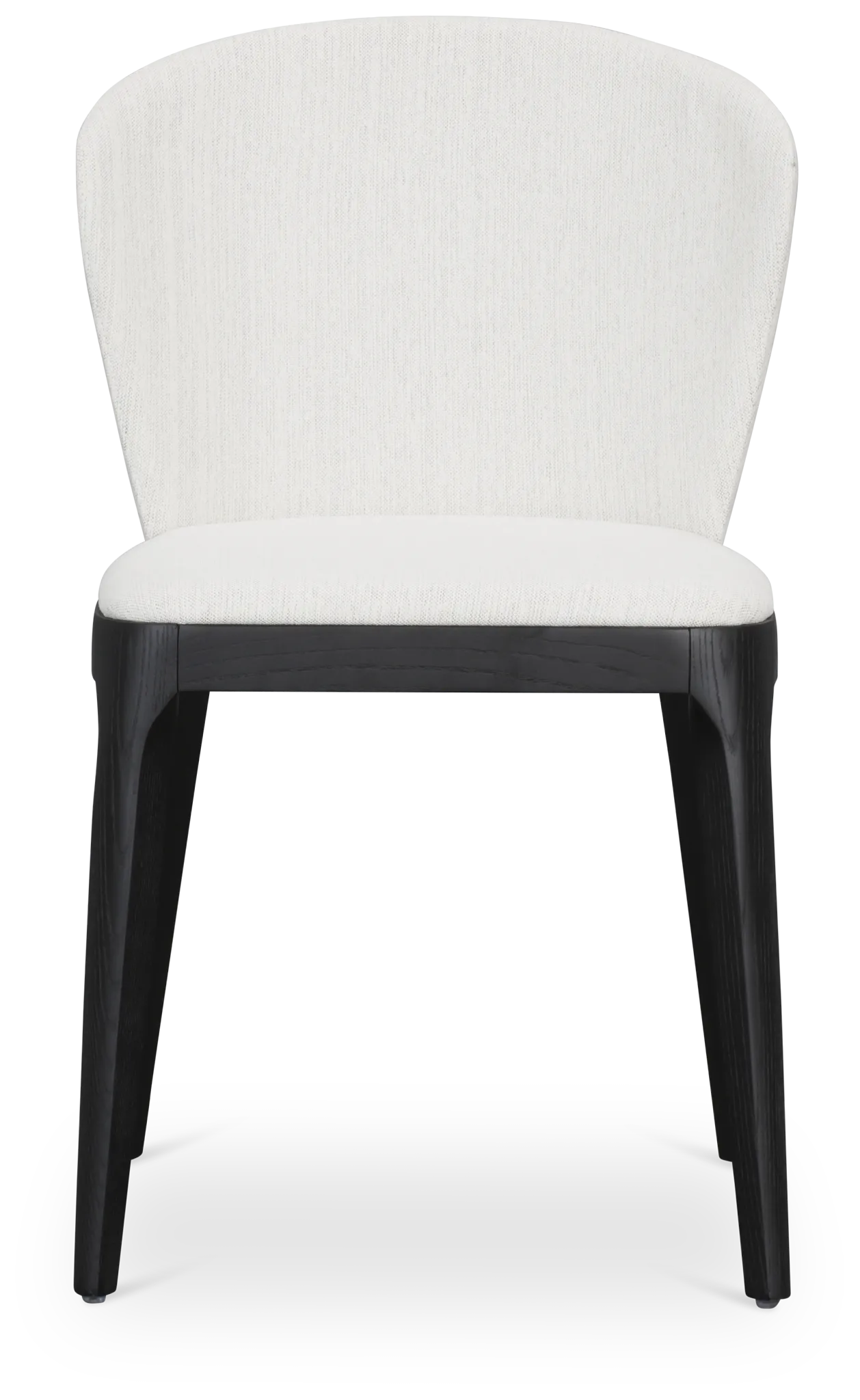 Nomad Light Beige Upholstered Side Chair W/ Black Legs