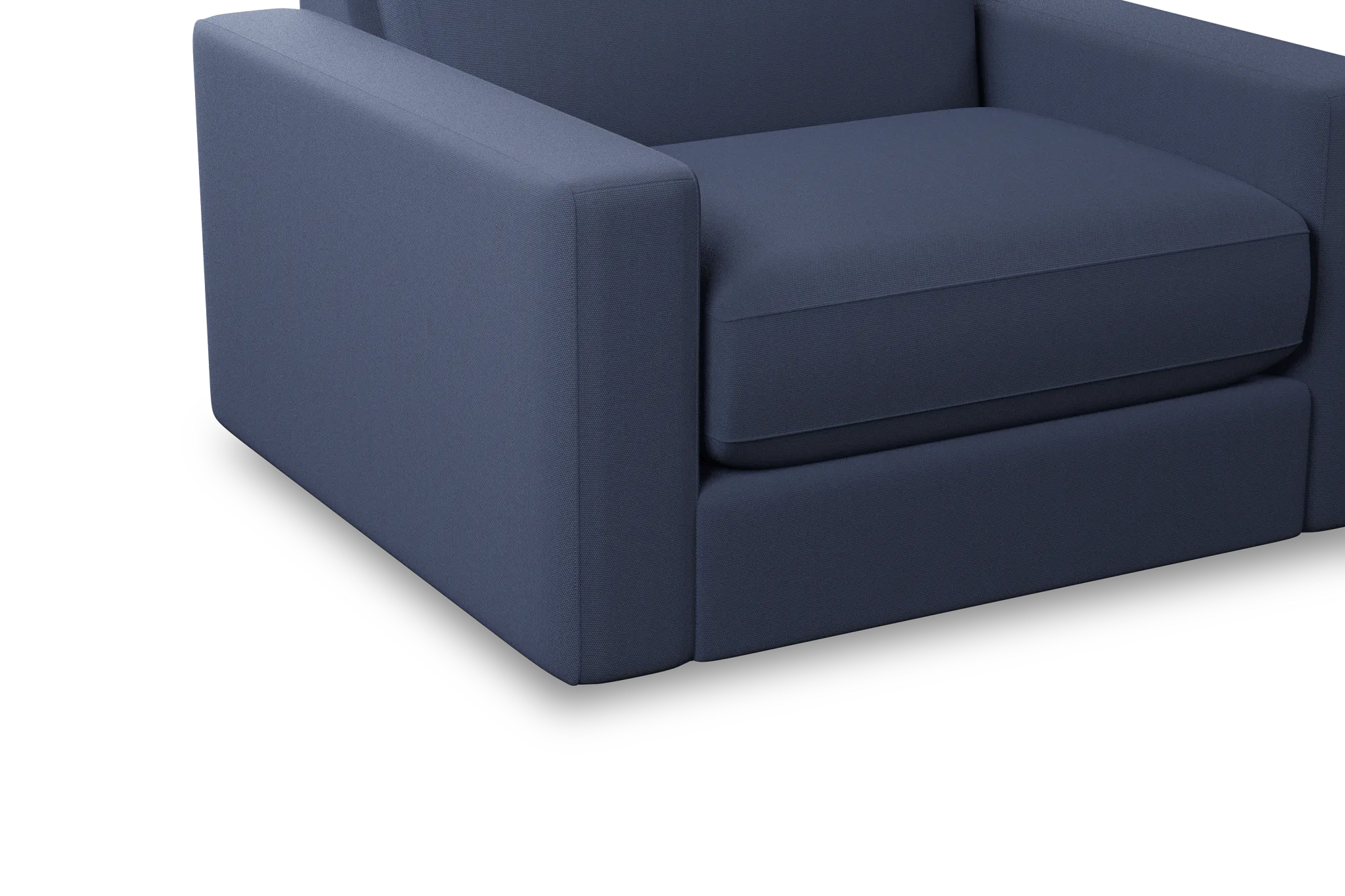 Edgewater Peyton Dark Blue Swivel Chair