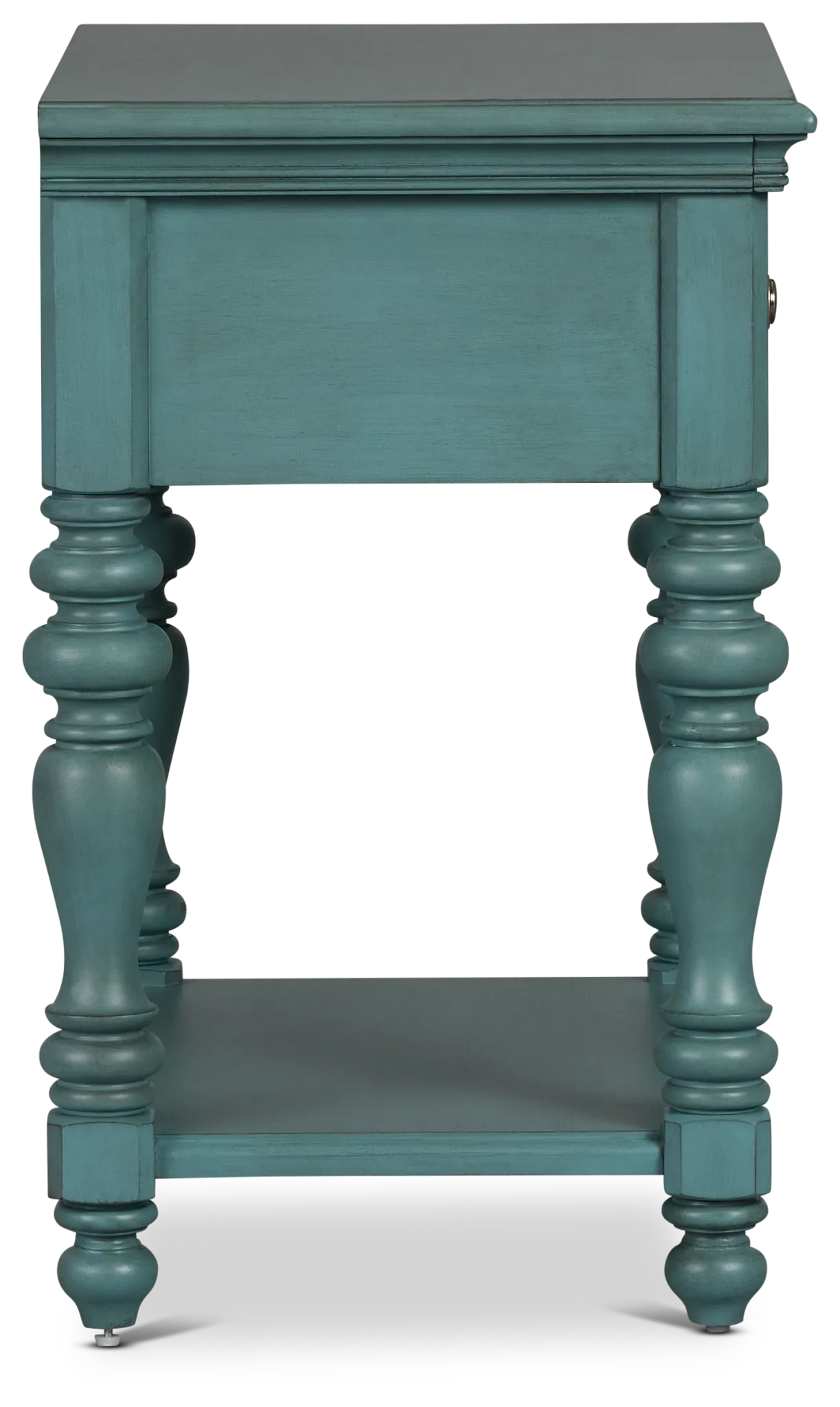Savannah Teal 1-drawer Nightstand