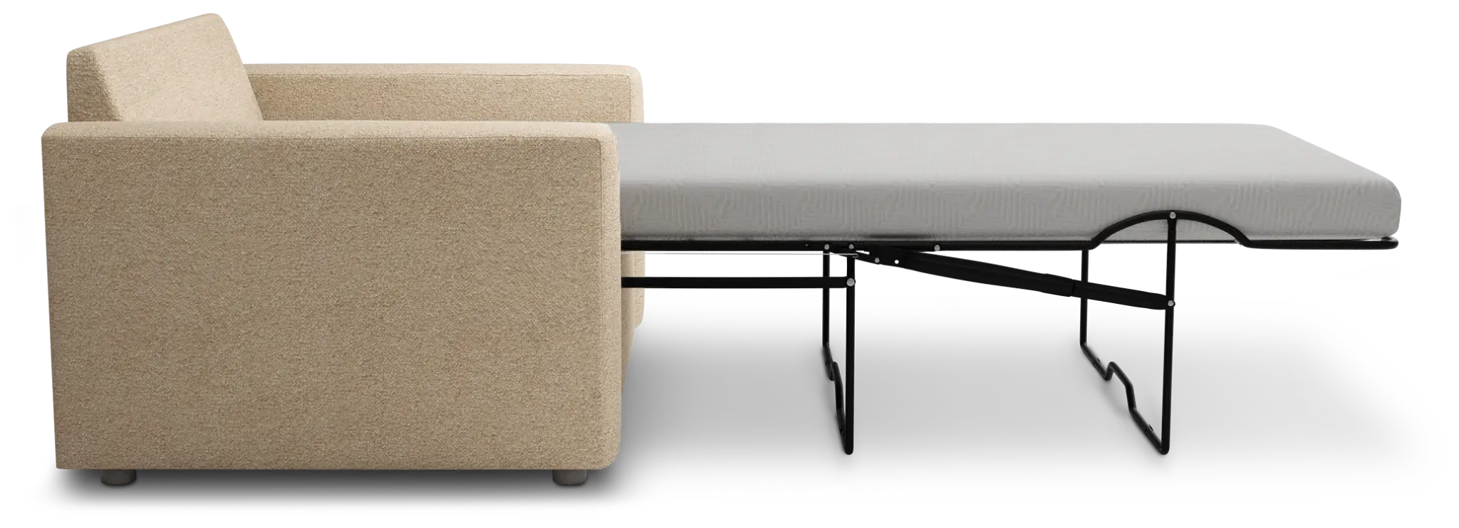 Siesta Elite Taupe Fabric Cooling Memory Foam Sleeper Siesta Elite Taupe Fabric Cooling Memory Foam Sleeper