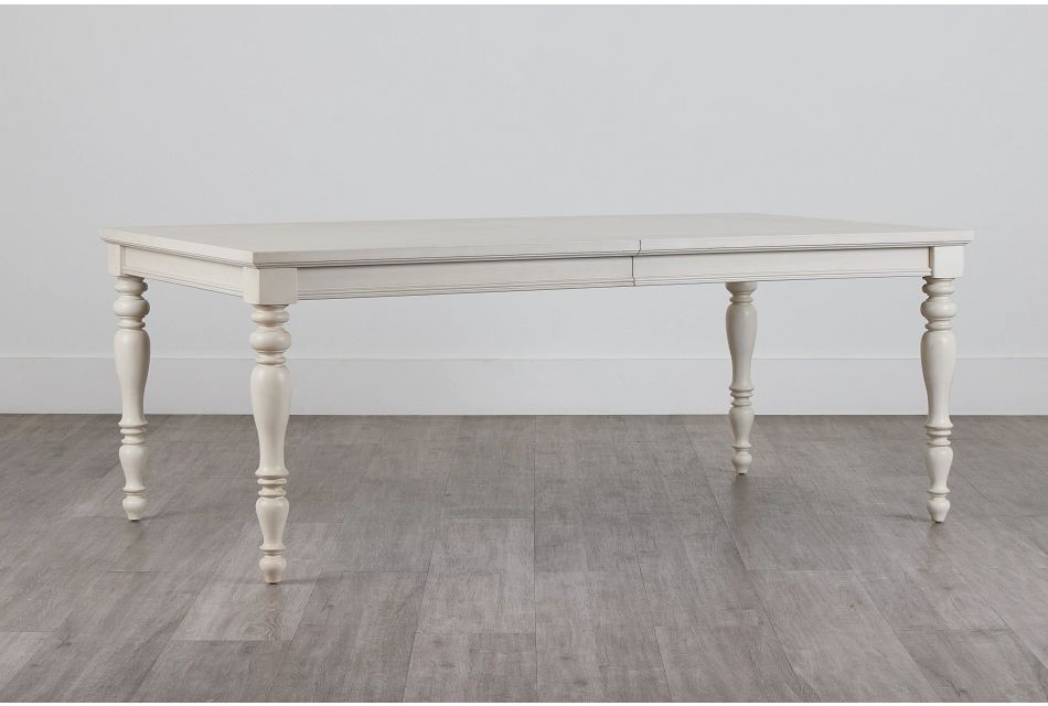 Savannah Ivory Rectangular Table,