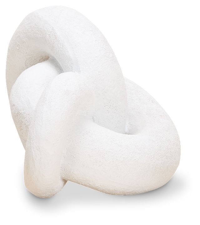 Damla White Resin Sculpture