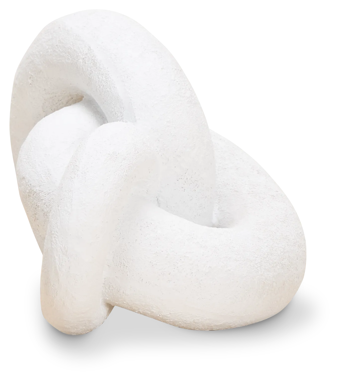 Damla White Resin Sculpture