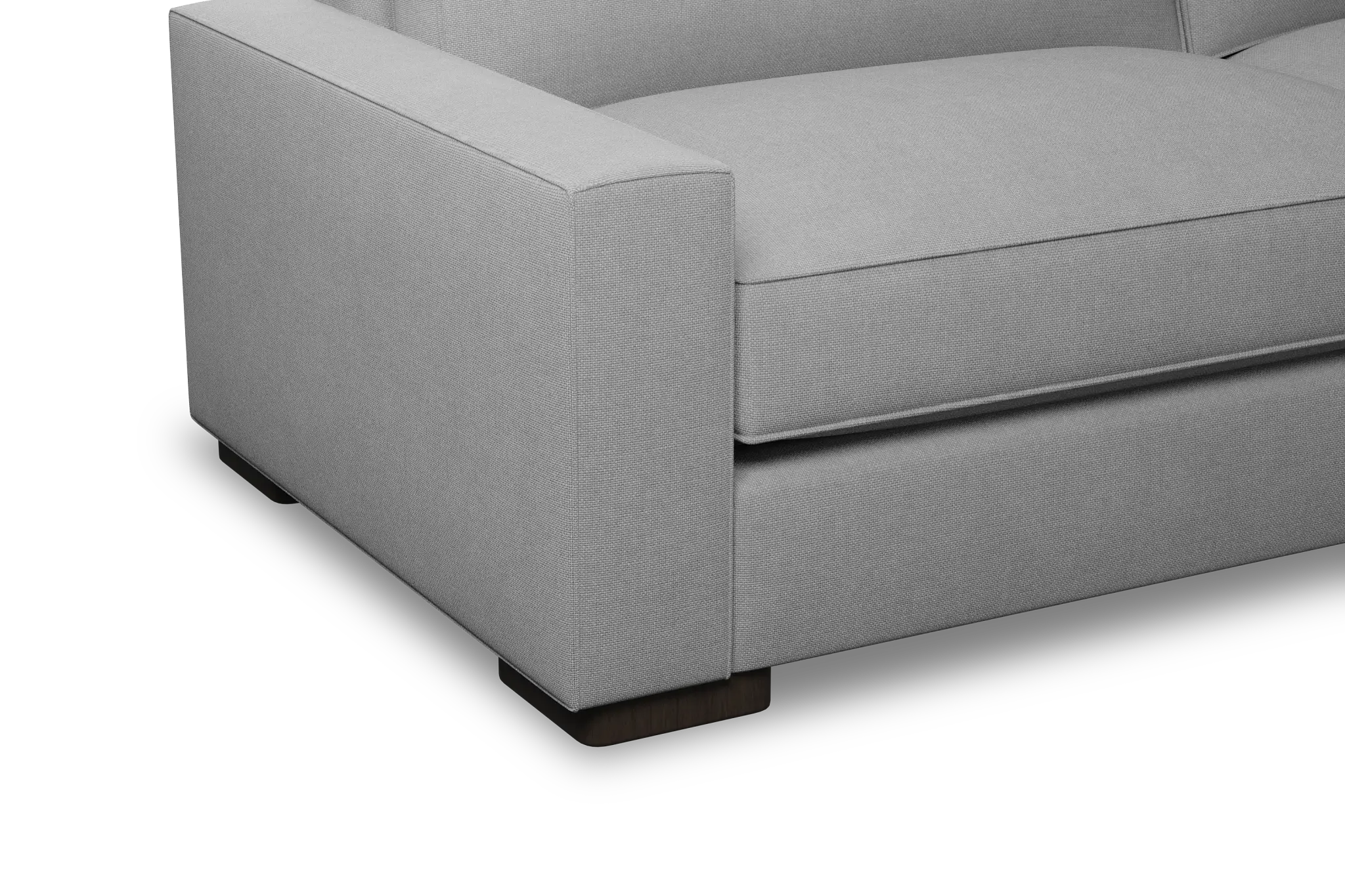 Edgewater Suave Gray 96" Sofa W/ 2 Cushions Edgewater Suave Gray 96" Sofa W/ 2 Cushions