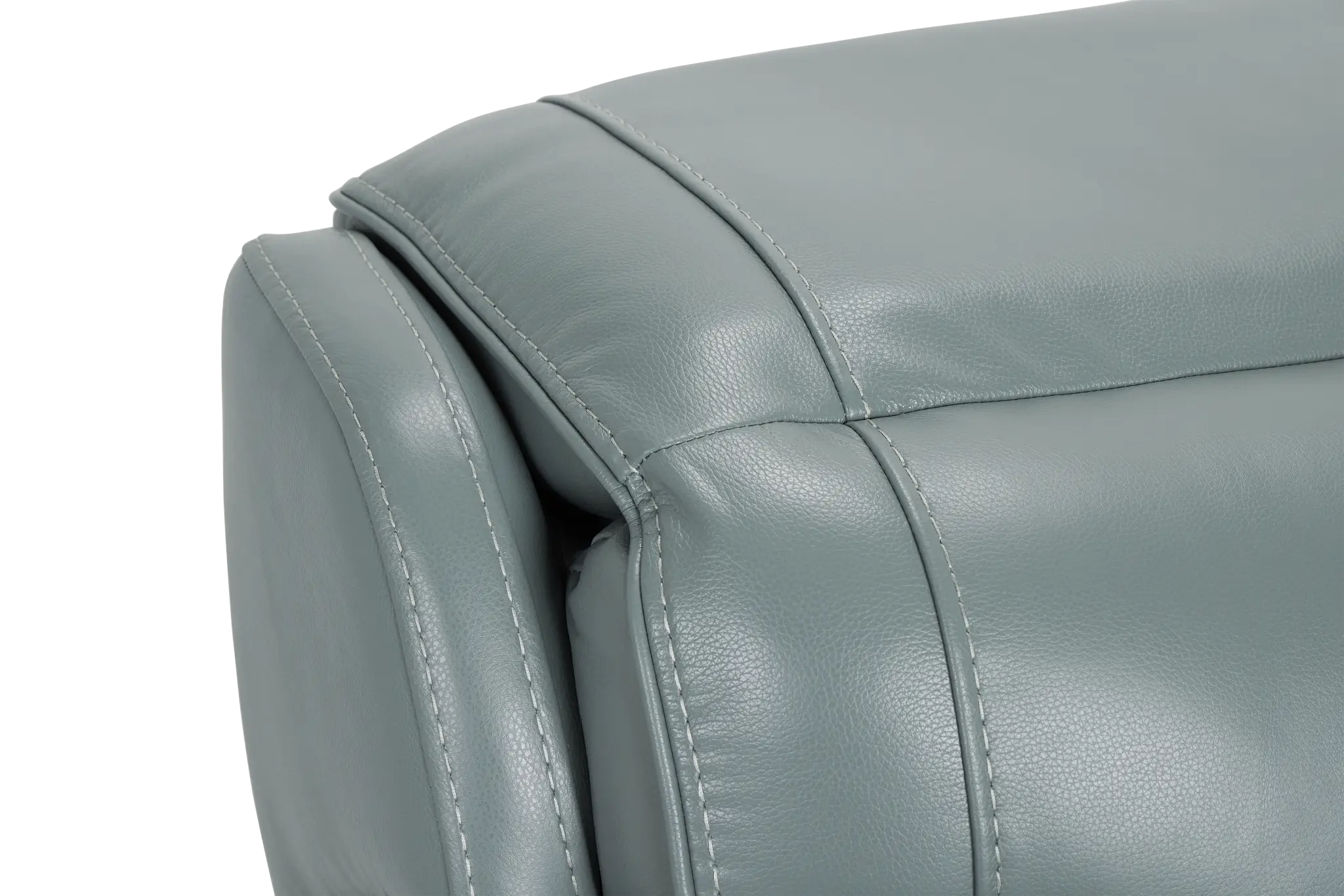 Reign Green Lthr/vinyl Power Recliner With Power Headrest Reign Green Lthr/vinyl Power Recliner With Power Headrest