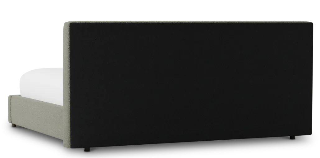 Grayton Sutton Green 44" Upholstered Platform Bed