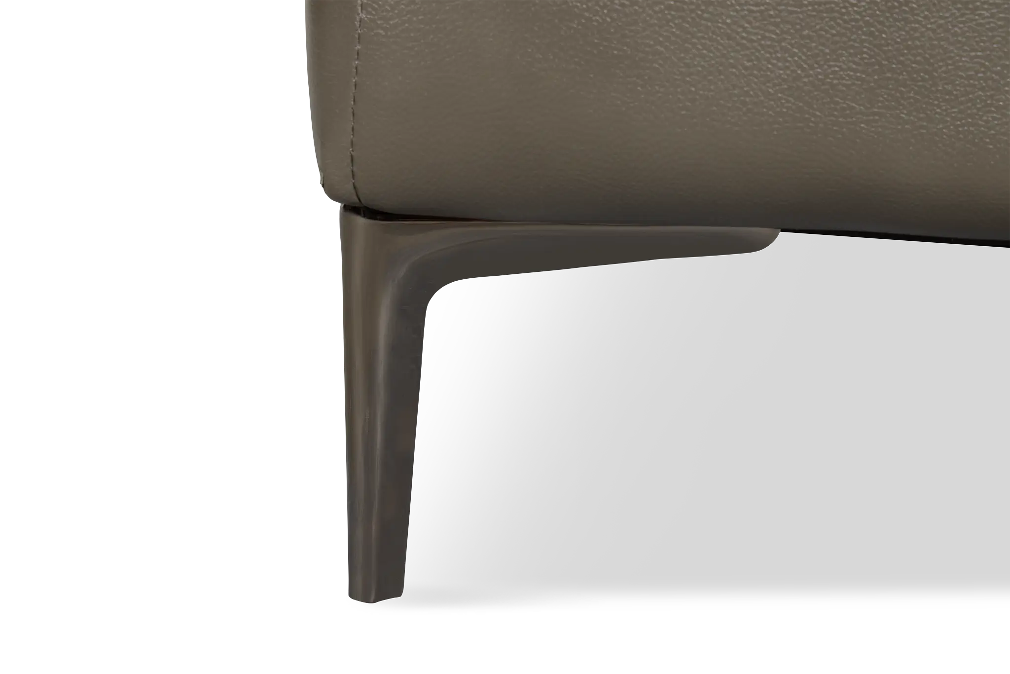 Ava Dark Gray Micro Small Dual Power Left Chaise Sectional Ava Dark Gray Micro Small Dual Power Left Chaise Sectional