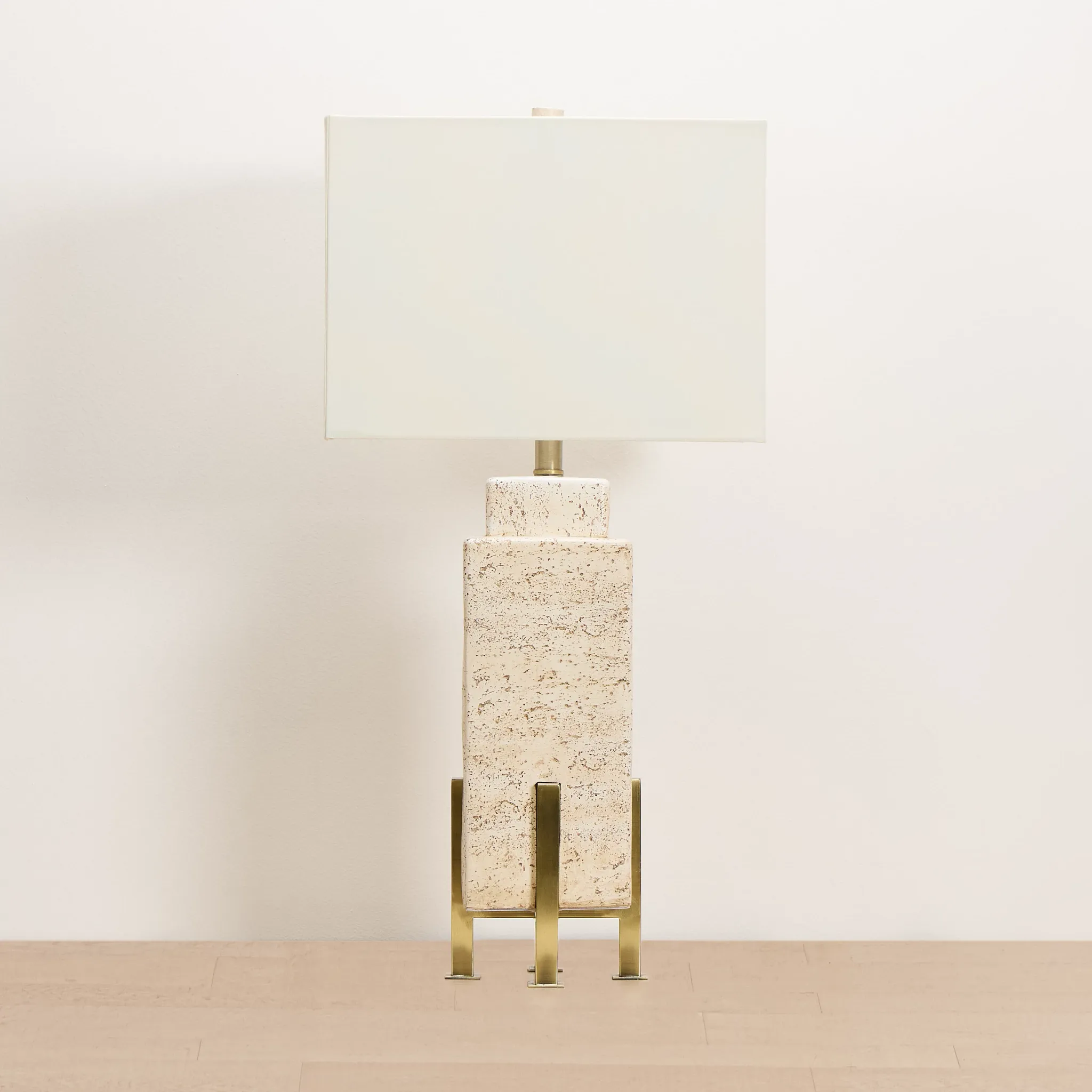Iris Light Brown Table Lamp