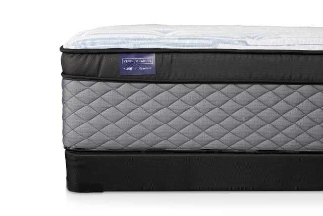 Kevin Charles By Sealy Signature Plush Low-profile Mattress Set