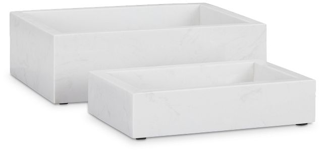Polar White Set Of 2 Box