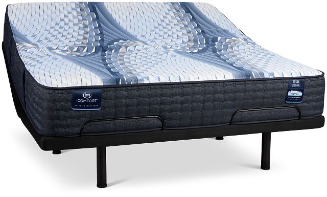 Serta Icomfort Aveda Plush Deluxe Adjustable Mattress Set