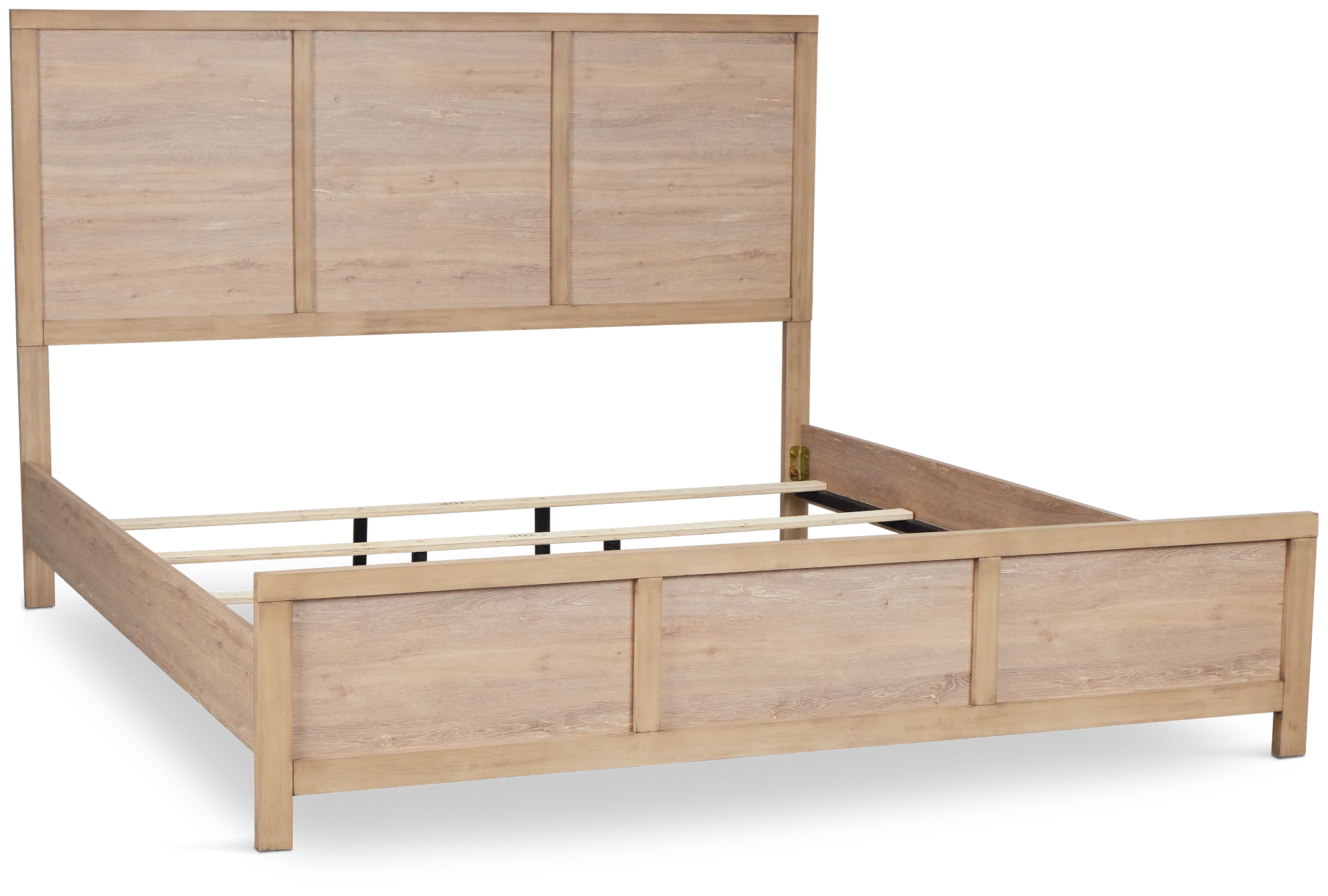 Layton Light Tone Panel Bed