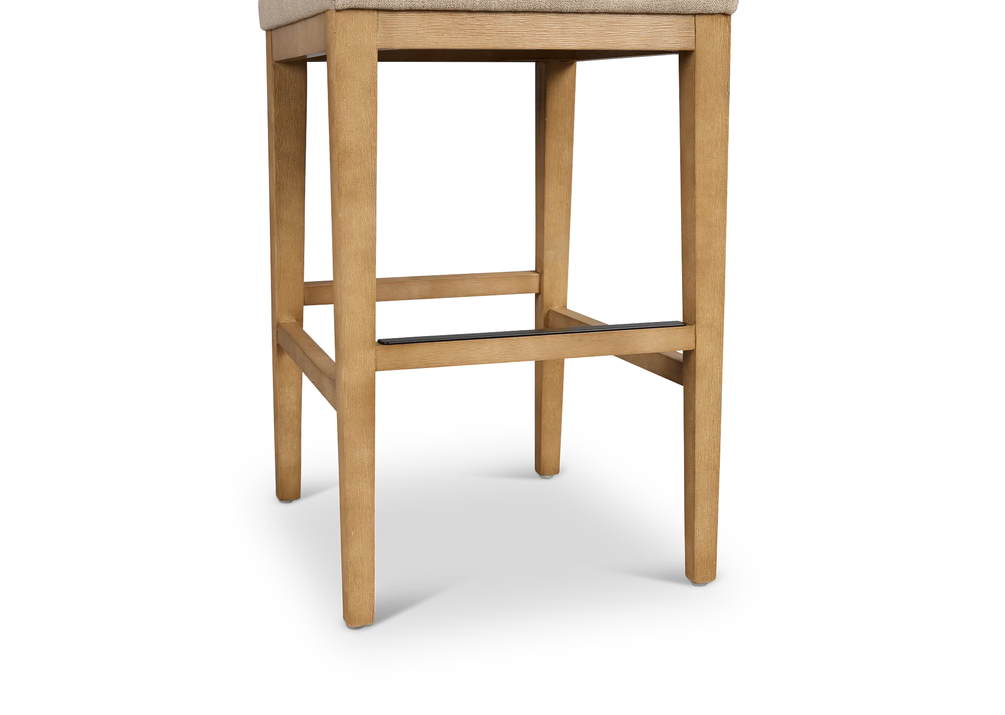 Willow Light Beige Fabric 30" Upholstered Barstool