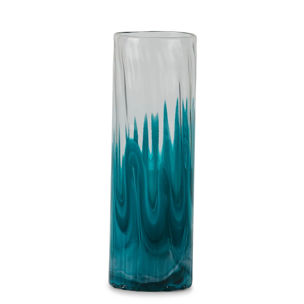 Lia Teal Tall Vase