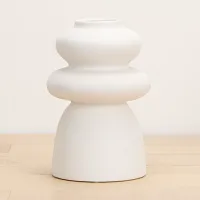 Sari Ivory Tall Vase