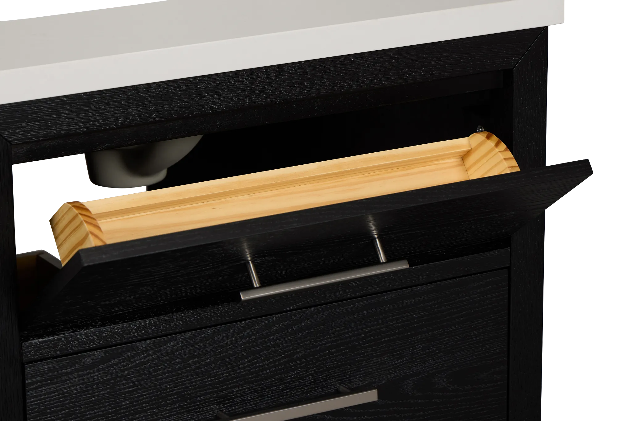 Alden Black 24" Single Bathroom Vanity