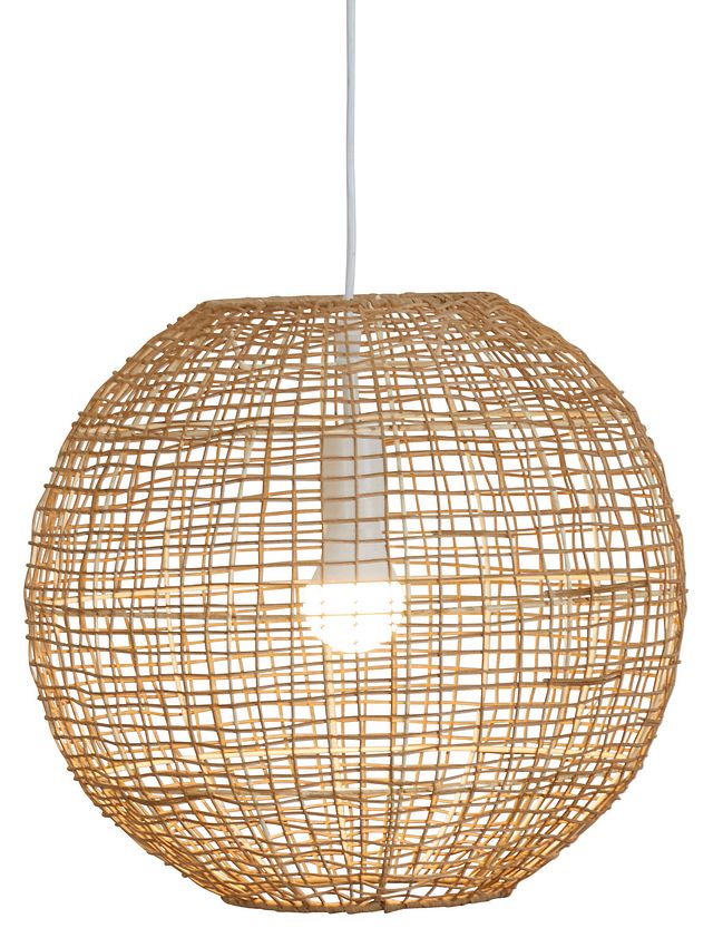 Rattan Large Round Pendant Home, Woven Light Fixture Canada