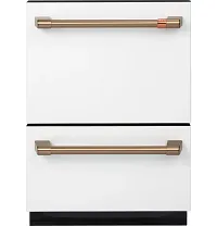 Cafe 420 Series White 2-drawer Built In Dishwasher
