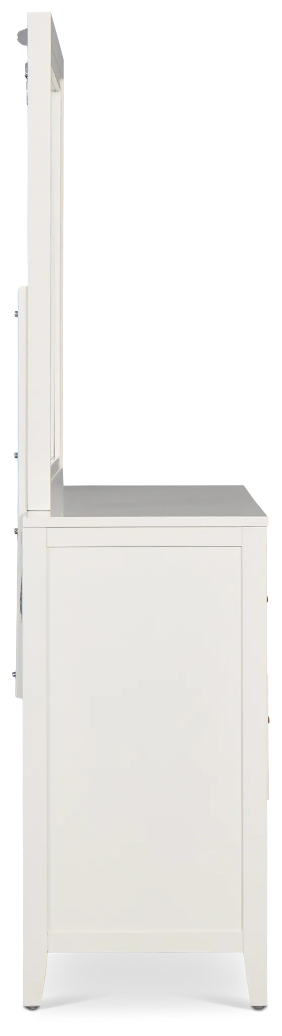 Nantucket White Dresser & Mirror