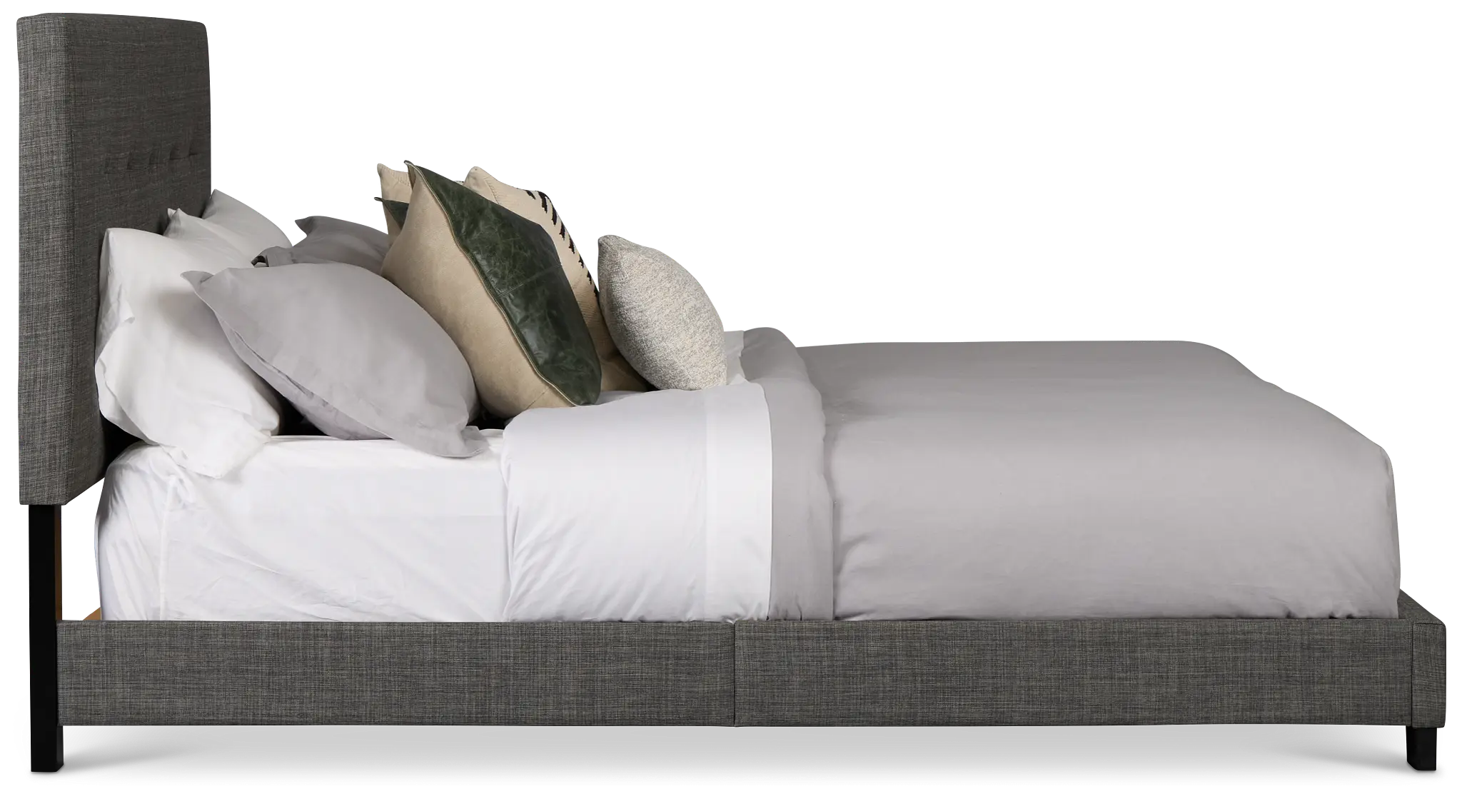 Flagler Gray Uph Panel Bed Flagler Gray Uph Panel Bed