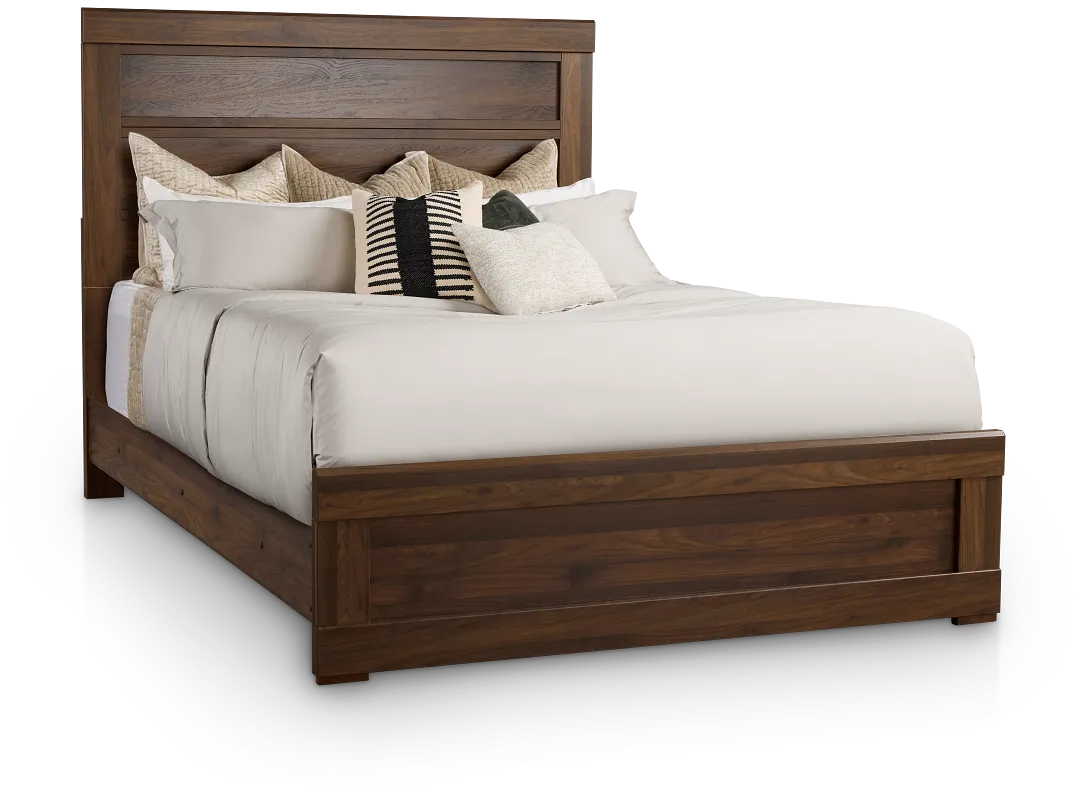 Atlantic Mid Tone Panel Bed