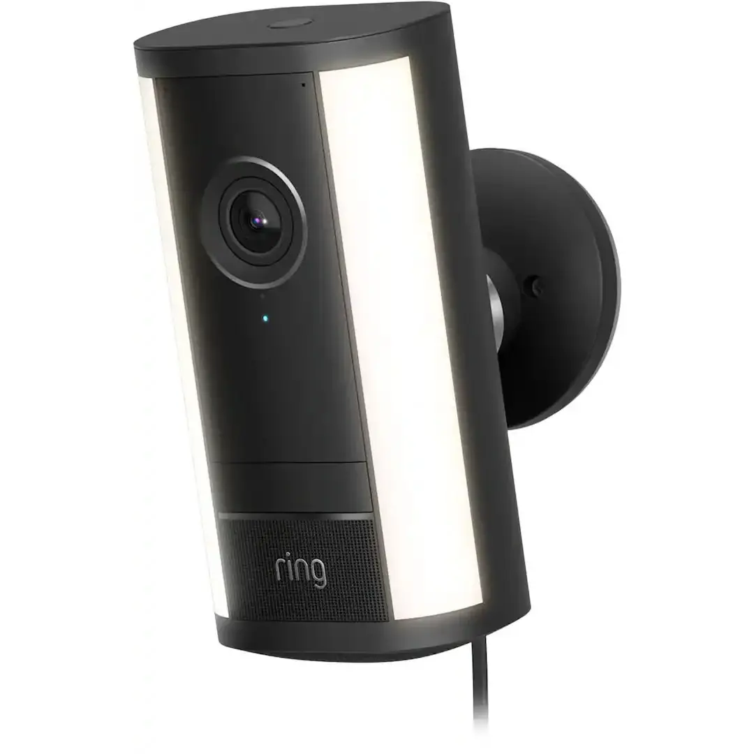 Ring Spotlight Cam Pro Plug In Black Outdoor Security Cameras Ring Spotlight Cam Pro Plug In Black Outdoor Security Cameras