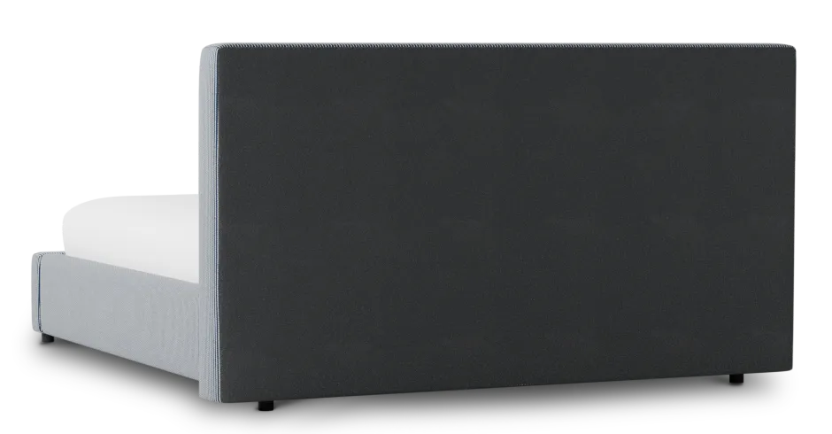 Grayton Lucy Navy 44" Upholstered Platform Bed